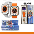 8 Series XS8 Pro Ultra Smart Watch Ocean Band Loop Wrist Strap - Orange. 