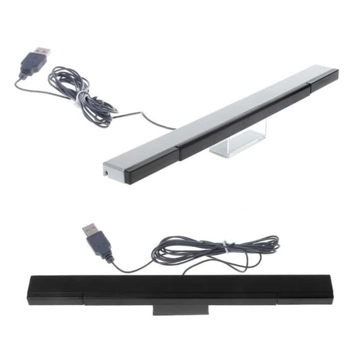 For Wii Sensor Bar Wired Ir Ray Usb Plug Remote Replacement Motion Sensor Bar