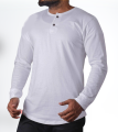 Pure White Long Sleeves Men's T Shirt New Style 155GSM Comfortable, Durable & Soft Material.. 
