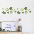 Green Leaf Vine Baseboard Wall Stickers Bedroom Living Room Corner Decoration Art Mural Home Decor. 