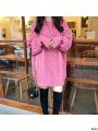 Sweater Student Sweater m Fat Women's Fitted Long Pullover m Stroke Large Size Loose Twist Lazy Jacket Korean Style. 