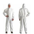 White PPE Safety Kit/Disposable Full Dress Personal Protective Equipment Kit. 