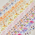 Sweet Journal 5 Rolls Spring Flower Romantic Series Washi Tape Masking Tapes Decorative Sticky Tape for Journaling Diary DIY Crafts Scrapbook. 
