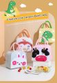 Cartoon Lunch Bag Portable Insulated Thermal Lunch Box Kids Picnic Bag Heated Bento Box Oxford Cloth Thicken Aluminum Lunch Bag, Portable Insulated Thermal Picnic Food Lunch Bag Box Cartoon Tote Food Fresh Cooler Bags Pouch For Women Girl Kids Children. 