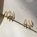 Women's Fashion Delicate Crystal Female Stud Earrings Girls Accessories for Special Day. 