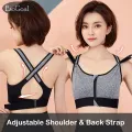 EsoGoal Women Sports Bra Adjustable Professional Anti-Vibration Bra. 
