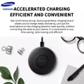 100%Original Samsung Wireless Charger Original EP-P1100 15W Qi Smart Fast charging adapter with Type C USB Interface For Samsung Galaxy S10 S9 S8 Note 10+ 9/iPhone X XR XS 8/ Smart Pad. 