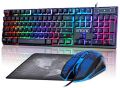 logitech KM849 ILLUMINATED backlit gaming wired keyboard and mouse combo. 