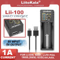 Lii-100C Lii-100 Lii-100B Charger For 18650 18350 26650 16340 RCR123 14500 3.7V 2A USB Smart Charge. 