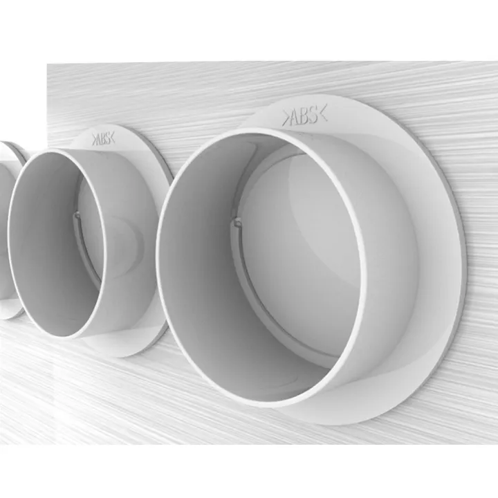 Round Kitchen Backdraft Damper Check Valve Range Hood Flue Damper Pipe ...