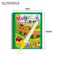 ECHIDNA Kids Drawing Book Reusable Water Drawing Book Sensory Early Education Toy. 