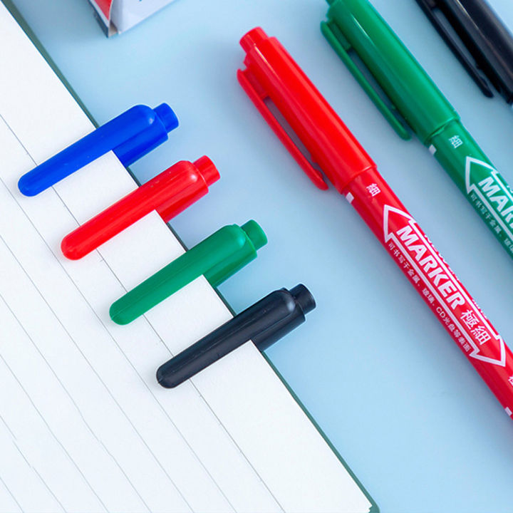1/5/10Pcs%20Double%20Tip%20Permanent%204-Color%20Paint%20Marker%20Pen%20Small-End%20Hook%20Line%20Pen%20Quick-Drying%20Waterproof%20Pens%20For%20Art%20Drawing%20Suplies%20-%20Image%208