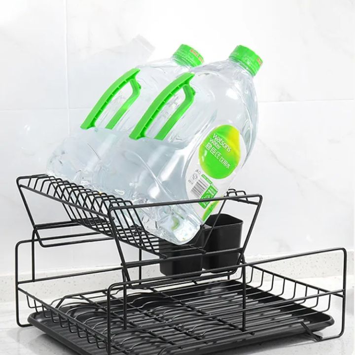 2%20Layers%20Iron%20Tableware%20Organizer%20Kitchen%20Tools%20for%20Bowl%20Dishes%20Chopsticks%20Dish%20Drying%20Rack%20Drainer%20Storage%20Rack%20-%20Image%202