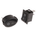 10Pcs /Lot KCD1/KCD7 Oval Rocker Switch 2 Pins 2 Gears Electric Kettle Rocker Power Switch ON-OFF Boat Shape Switch HIUOI. 