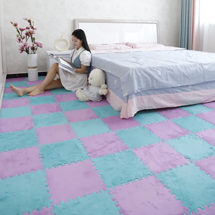 30X30Cm%20Kids%20Carpet%20Foam%20Puzzle%20Mat%20EVA%20Shaggy%20Baby%20Eco%20Floor%20Square%20Stitching%20Velvet%20Mat%20For%20Living%20Room%20Decor%20Floor%20Mats%201Pcs%20-%20Image%203