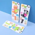 1/3Pair Cartoon Animal Eating Safety Kids Practice Chopsticks Tableware Beginner Learning Training Chopsticks. 