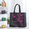 【ALLGOOD】Blue's Shop 1PC Large Capacity Grocery Bag Foldable Non-Woven Waterproof Fabric Shopping Bag Reusable Tote Handbag Eco. 