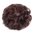 Fake Hair Synthetic Hair Bun Hair Accessories Bride Hairpiece Black Brown Messy Curly Chignon Fluffy Fasion Claw Hair Bun Women. 