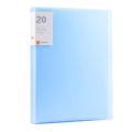 【HOT】 A4 Document Storage Folder 20 Pages Display Book Sketch Album Stationery Office School Students Data Folder Containing Insert. 