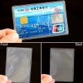 Protect ID Card Business Card Cover PVC Transparent Credit Card Holder 10PCS CN. 