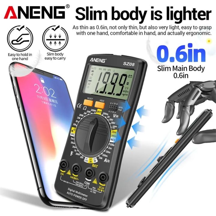 ANENG%20SZ08%20Digital%20Multimeter%20Ultra-thin%20storage%20Professional%20Auto%20Range%20Voltmeter%20AC%20DC%20220V%20Resistance%20Handhold%20Testers%20-%20Image%206