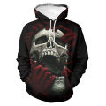 Goth Skull Skeleton Hoodies Streetwear Men/Women Punk Rock Hooded Sweatshirt Pullover Autumn Male/Female Oversized Streetwear. 