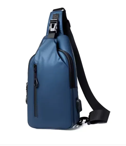 Men's%20Nylon%20Waterproof%20Chest%20Sling%20Crossbody%20Bag%20Casual%20Fashionable%20Satchel%20USB%20Shoulder%20Strap%20-%20Image%206