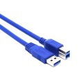 5M 3M 2M USB 3.0 Type A Male to B Male super Speed 5Gbps Sync Data Print Printer Wire Cable for 2.5 3.5 Inch HDD/SSD Hard Drive. 