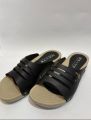Comfy Shoe Multi-Strap Flat Slides. 