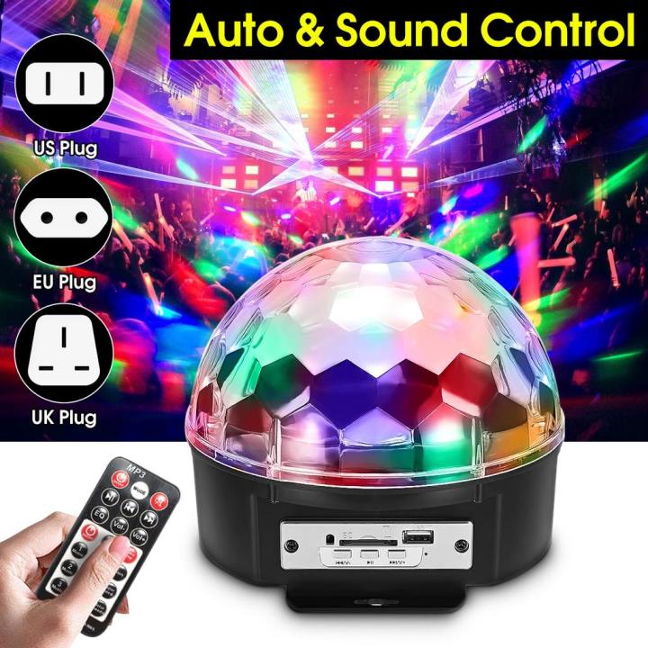 Digital LED RGB Crystal Magic Ball Effect Light DMX 512 Disco DJ Stage Lighting