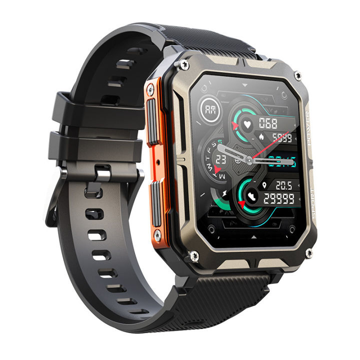 〓Highest Level〓COD〓C20PRO Smart Watch Heart Rate Bluetooth Call ...
