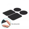 5pcs Black Matte Mobile Phone Magnetic Metal Disc Plate / Square Round Lron Sheets Car Phone Holder With Adhesive. 