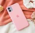 iPhone 11 Pro Max, 11Pro, 11 Luxury High Quality Silicon Back cover-Pink. 