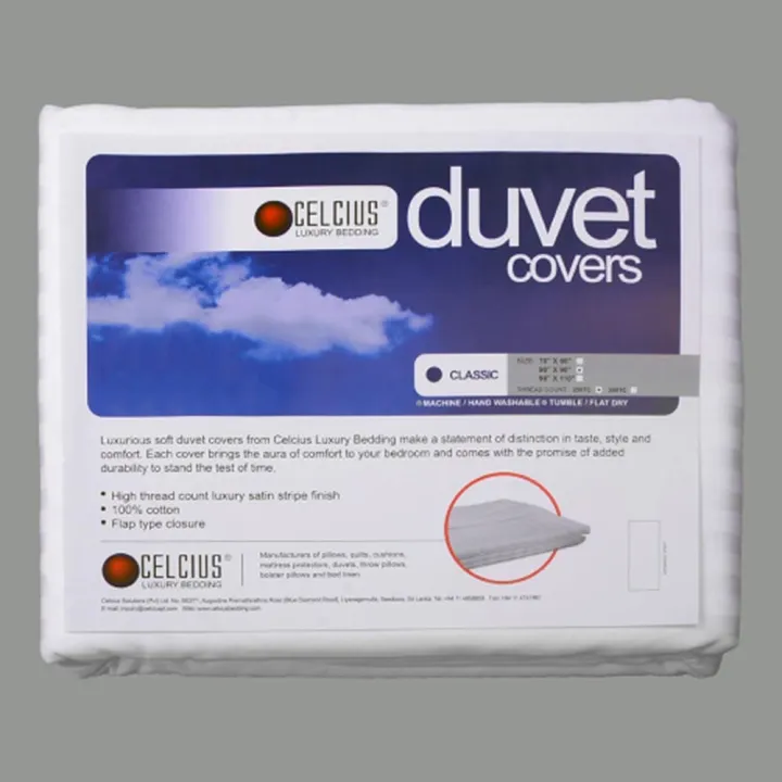 Celcius Duvet Cover (Classic White) -90x90