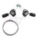 Bicycle Gear Shifter, Cycle Shifting Lever Alloy 3x6 and 3x7 Speed Shifter Pair. 