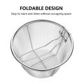 French Fries Basket 15/18cm Stainless Steel Chips Mini Frying Basket Strainer Fryer Kitchen Cooking Chef Basket Colander Tool. 