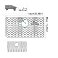 Silicone Sink Protectors for Kitchen Sink, 26Inch X 14Inch Sink Mat Grid for Bottom of Stainless Steel Porcelain Sink. 