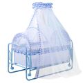 Baby cot With swing and Double Hanging Net. 