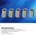 100Pcs Thread Inserts Male Female Reducing Nut Repair Tool Stainless Steel Fastener M6x1. 
