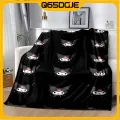 Cartoon Kuromis Pattern Soft Throw Light Weight Flannel Suitable for Living room/Bedroom Warm Blanket. 