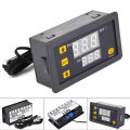 【FOOT SOFA】12V LED digital thermostat control car aircon  Waterproof Power Sensor Relay Temperature Controller Tool Equipment. 