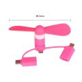 Mini Fan 3 IN 1 Portable Cell Phone Cooling Cooler Fan Micro USB For IPad For IPhone 5 6 6S 7 Plus 8 X XS for Android Type-c. 