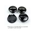 4pcs Cooper Car Alloy Wheel Center Hub Cap Emblem Badge for MINI Black Logo 54mm. 