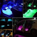 【36 RC】 Car Neon Led Interior Backlight Ambient Lighting With Lighter Decorative Accessories. 