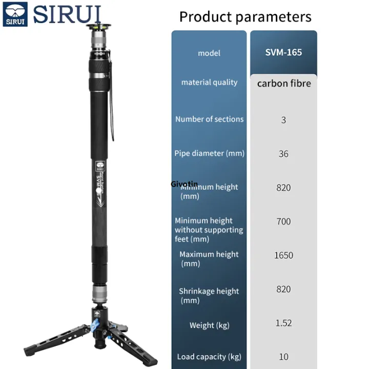 Sirui%20SVM-145%20SVM-165%20carbon%20fiber%20fast%20lifting%20tripod%20-%20Image%207