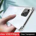 Casing For Vivo V30 5G vivoV30 Pro V30Pro 2024 phone case Clear Transparent Back Cover Shockproof Bumper Soft TPU Flexible Anti Drop Simple. 