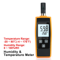 Inductive Digital Temperature and Humidity Meter Indoor and Outdoor Thermometer and Hygrometer Measurement Range 0-100%RH,-20-80℃. 
