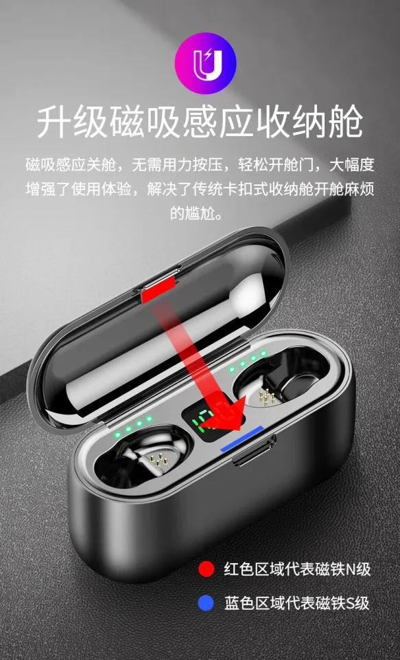 Tai Nghe Bluetooth F9 Budz Tws Original Air F9-5 Buds TWS Air F9