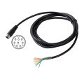 Breakout Cable Yaesu CT-62 CAT Cable 8 Pin Mini Din Male Serial Adapter for Yaesu band data cat linear tuner FT-897 FT-897D. 