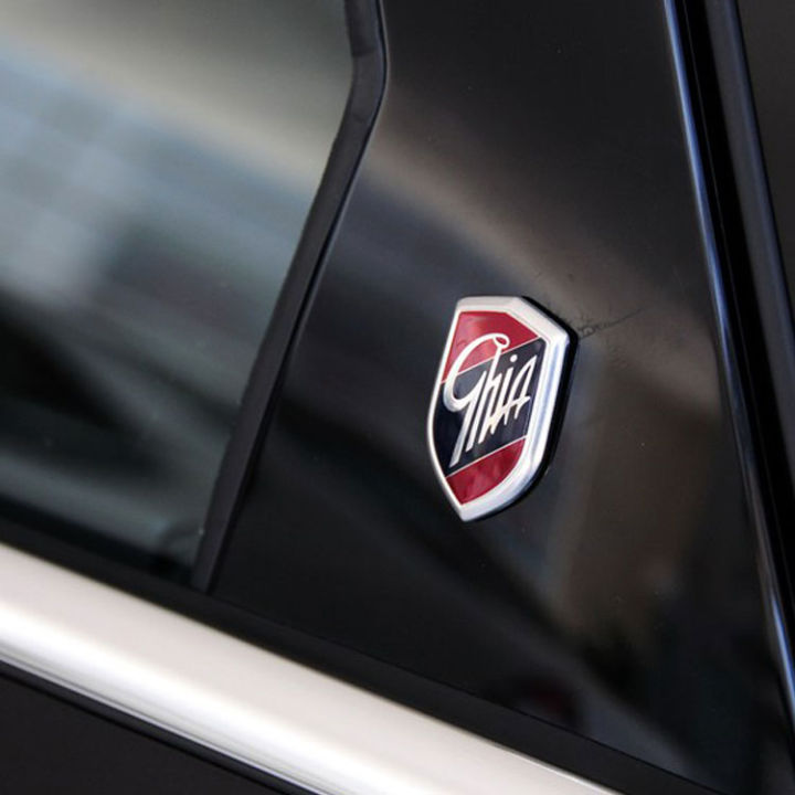 【Hottest Trends】2 PCS 3D aluminum GHIA Side Emblems Shield Logo Marked ...
